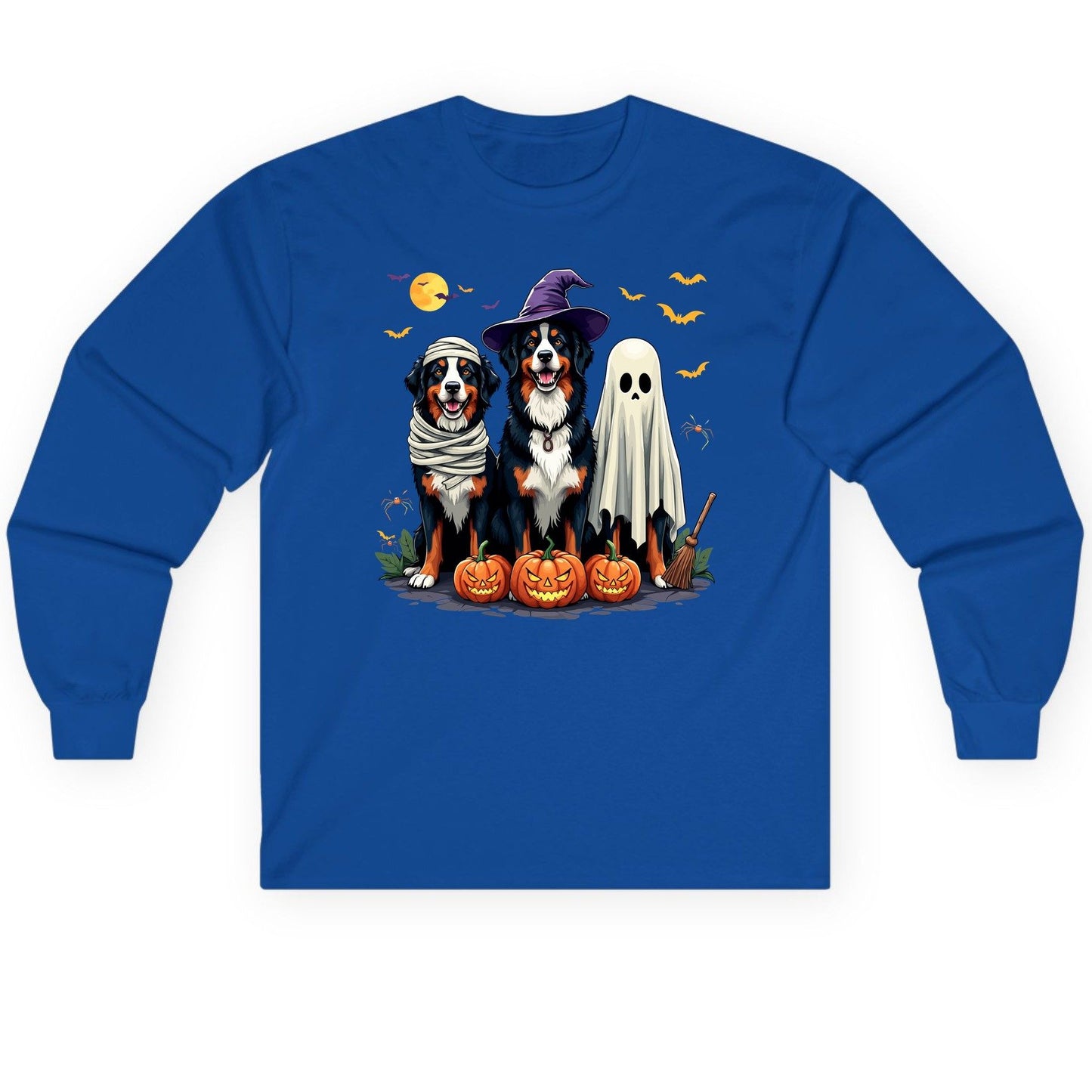 Halloween Bernese Mountain Dogs bernese mountain dog Long Sleeve Tee Royal product mockup