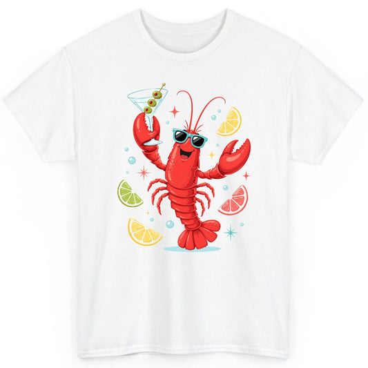 Cartoon Lobster Party lobster T-Shirt White product mockup