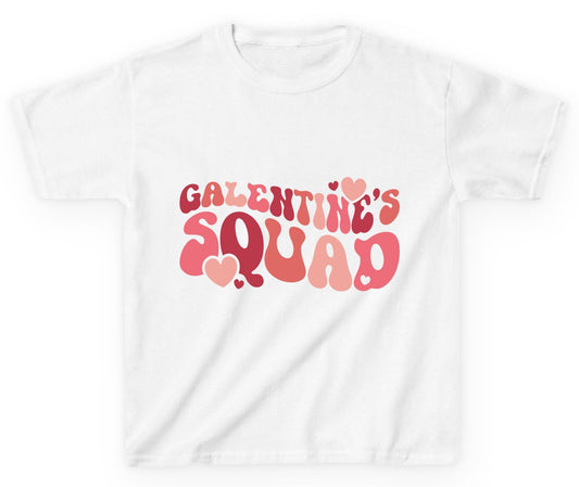 Galentine's Squad galentine's day Youth T-Shirt White product mockup