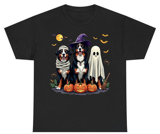 Halloween Bernese Mountain Dogs bernese mountain dog Youth T-Shirt Black product mockup