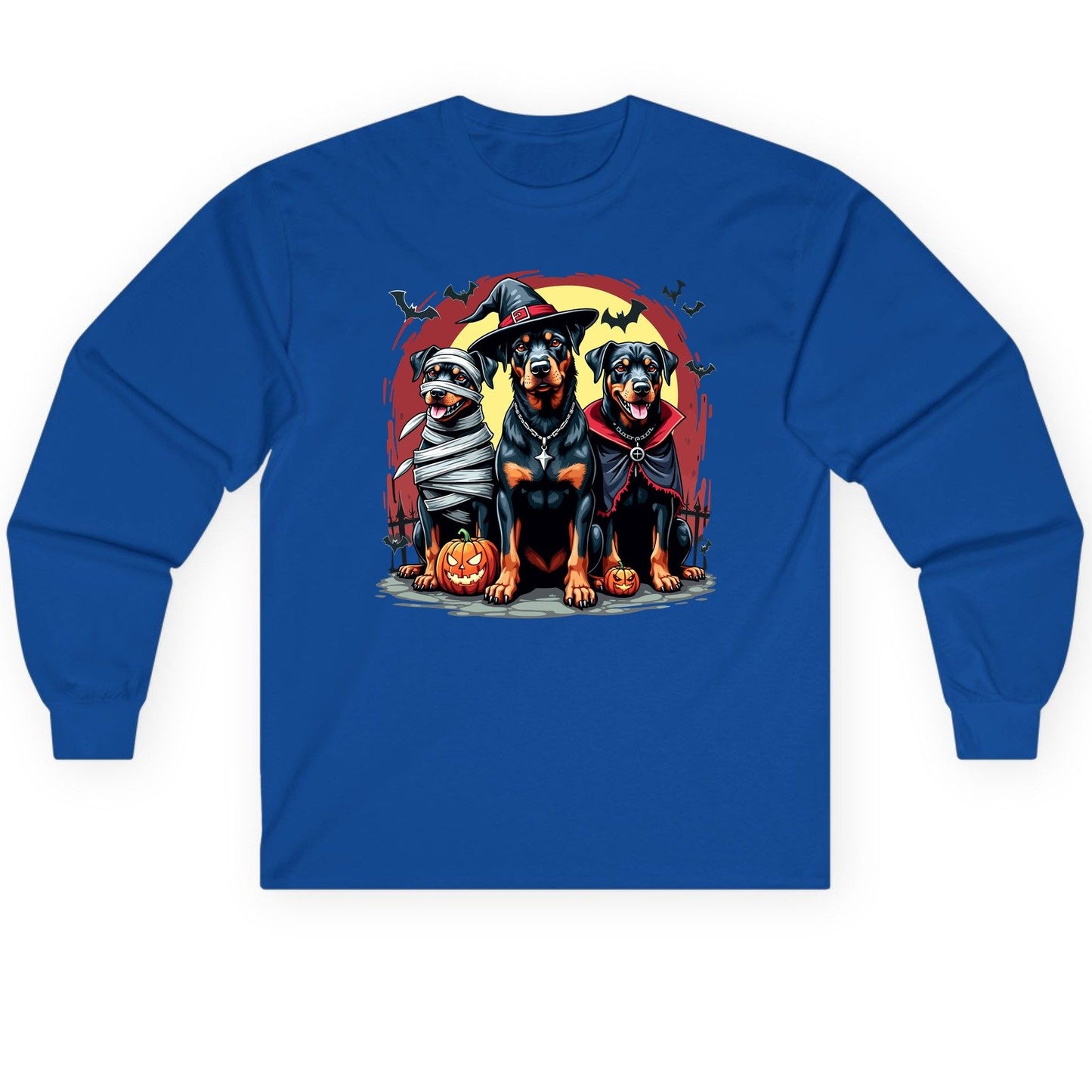 Rottweiler Halloween Costumes rottweiler Long Sleeve Tee Royal product mockup
