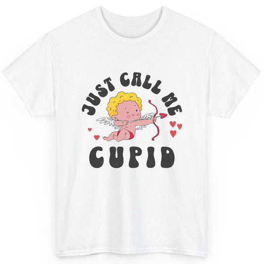Just Call Me Cupid cupid T-Shirt White product mockup