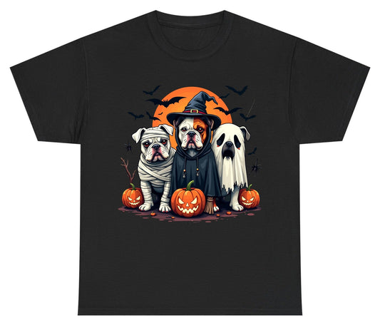 Halloween Bulldogs Costumes Halloween bulldogs Youth T-Shirt Black product mockup