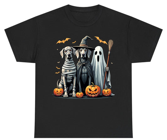 Halloween Weimaraner Dogs Halloween weimaraner dogs Youth T-Shirt Black product mockup