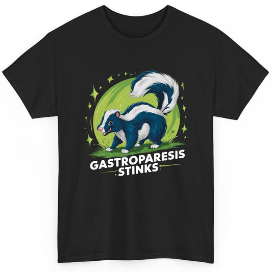 Gastroparesis Stinks gastroparesis awareness T-Shirt Black product mockup