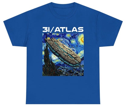 31 Atlas van gogh sci-fi mashup Youth T-Shirt Royal product mockup