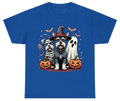 Halloween Schnauzer Dogs schnauzer dogs Youth T-Shirt Royal product mockup