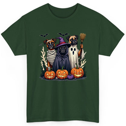 Halloween Dogs in Costume Halloween dogs T-Shirt Forest Green product mockup