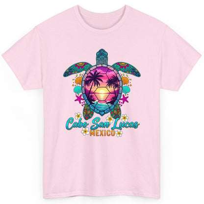 Cabo San Lucas Mexico sea turtle T-Shirt Light Pink product mockup