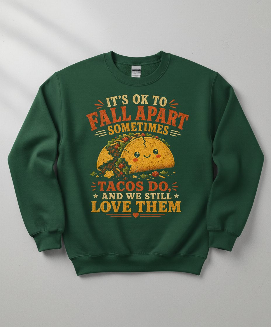 AND WE STILL LOVE THEM Sweatshirt - product mockup - Forest Green