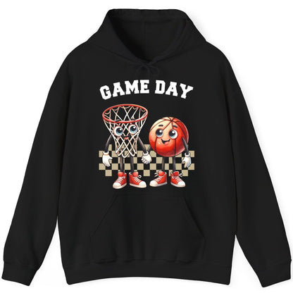 Game Day basketball Hoodie Black product mockup