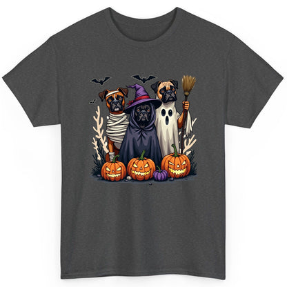 Halloween Dogs in Costume Halloween dogs T-Shirt Dark Heather product mockup