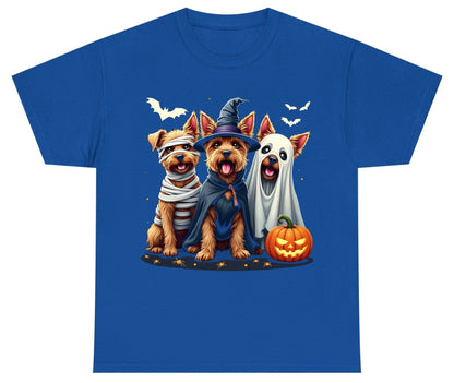 Cute Dogs Halloween Costumes dogs in Halloween costumes Youth T-Shirt Royal product mockup