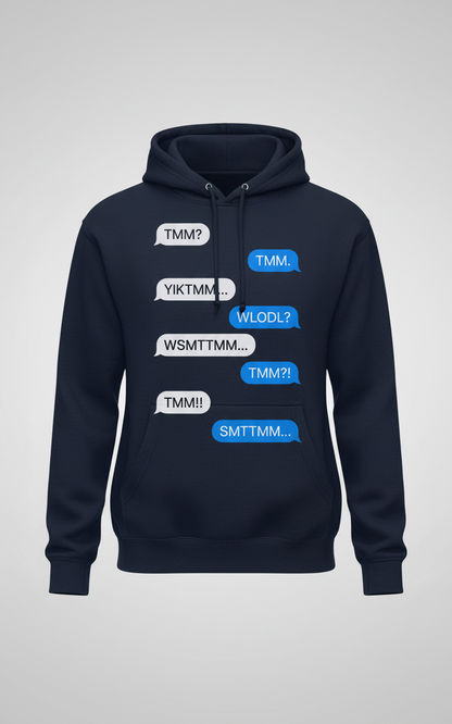 Funny Irish Song Tell Me Ma Acronyms Text Message Hoodie - Navy