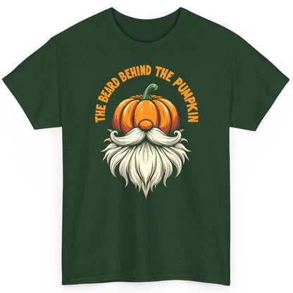 The Beard Behind the Pumpkin Halloween gnome T-Shirt Forest Green product mockup
