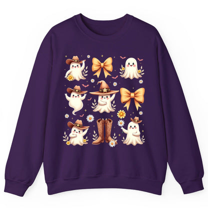 Boo Haw Cute Ghost cute ghost Sweatshirt Purple product mockup