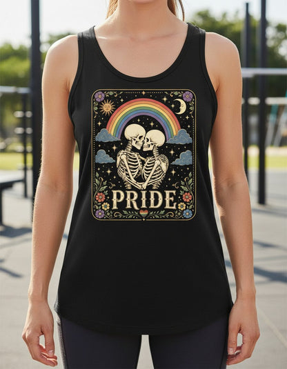 Pride Vintage Lgbtq Tank Top - product mockup - Black