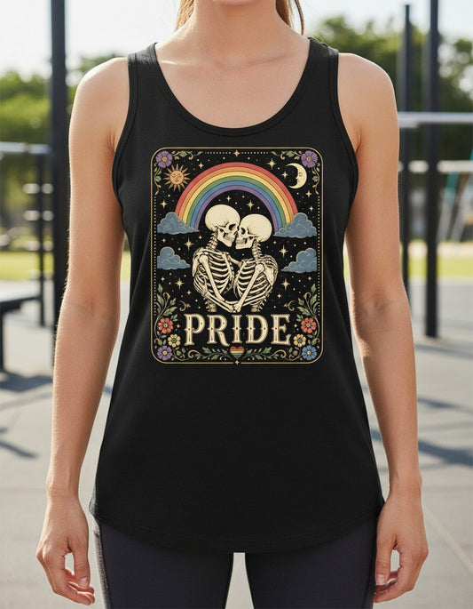 Pride Vintage Lgbtq Tank Top - product mockup - Black