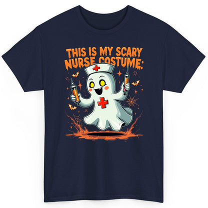 This Is My Scary Nurse Costume ghost nurse T-Shirt Navy product mockup