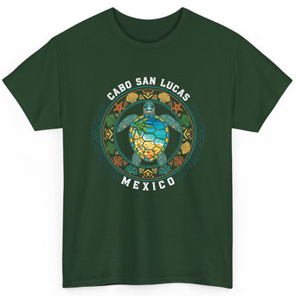 Cabo San Lucas Mexico sea turtle T-Shirt Forest Green product mockup