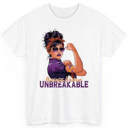 Psoriasis Warrior Unbreakable psoriasis awareness T-Shirt White product mockup