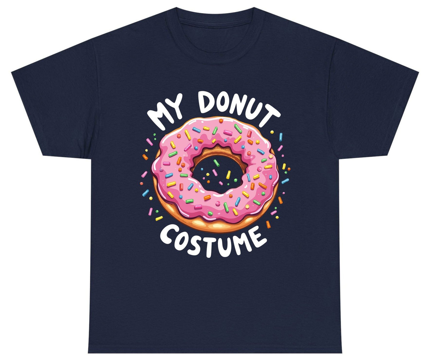 My Donut Costume donut Youth T-Shirt Navy product mockup