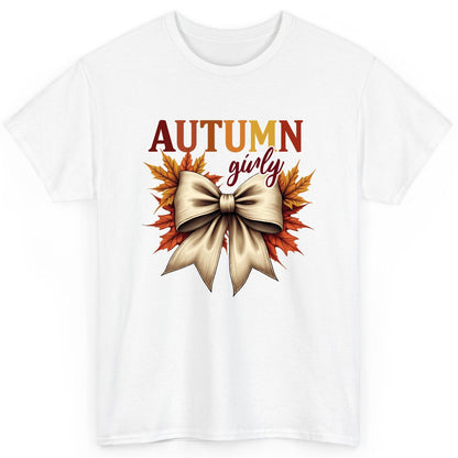 Autumn Girly autumn T-Shirt White product mockup