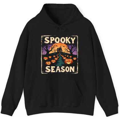 Spooky Season Halloween Hoodie Black product mockup