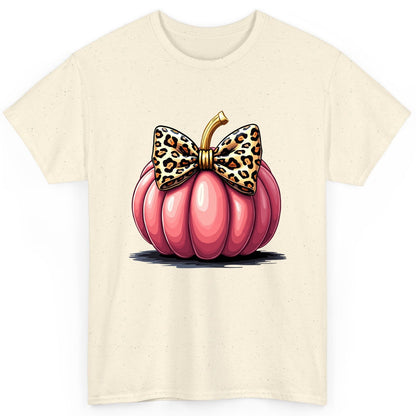 Pink Leopard Pumpkin pink pumpkin T-Shirt Natural product mockup