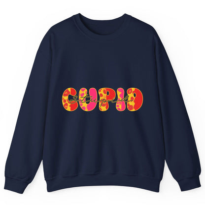 Stupid Cupid anti-Valentine's Day Sweatshirt Navy product mockup