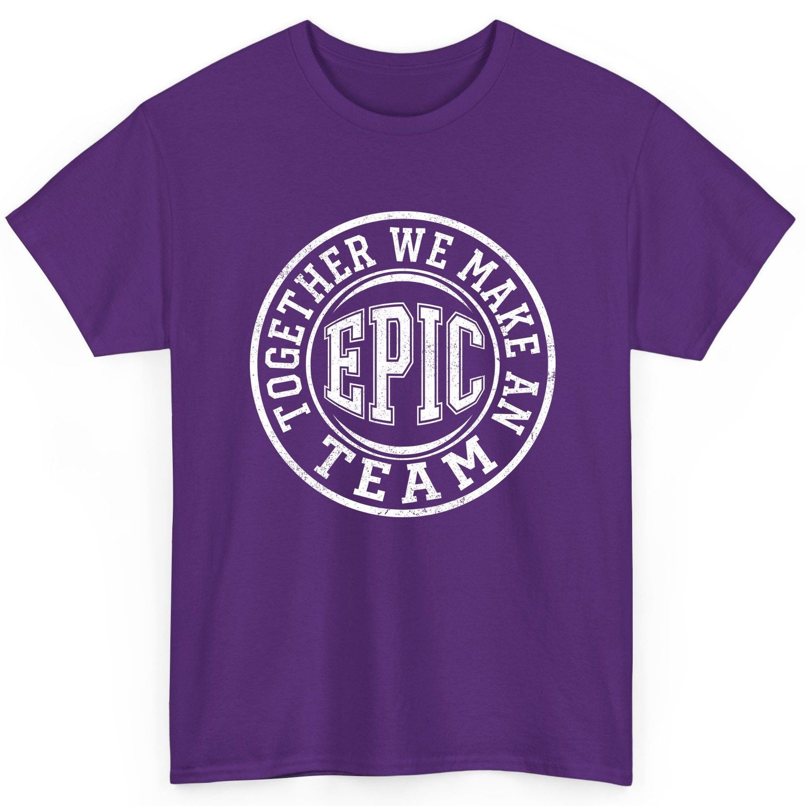 Together We Make an Epic Team teamwork T-Shirt Purple product mockup