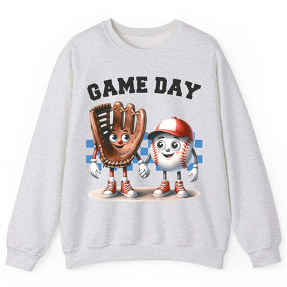 Game Day baseball Sweatshirt Ash product mockup