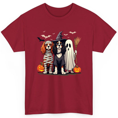 Cavalier Spaniel Halloween Dogs cavalier king charles spaniel T-Shirt Cardinal Red product mockup