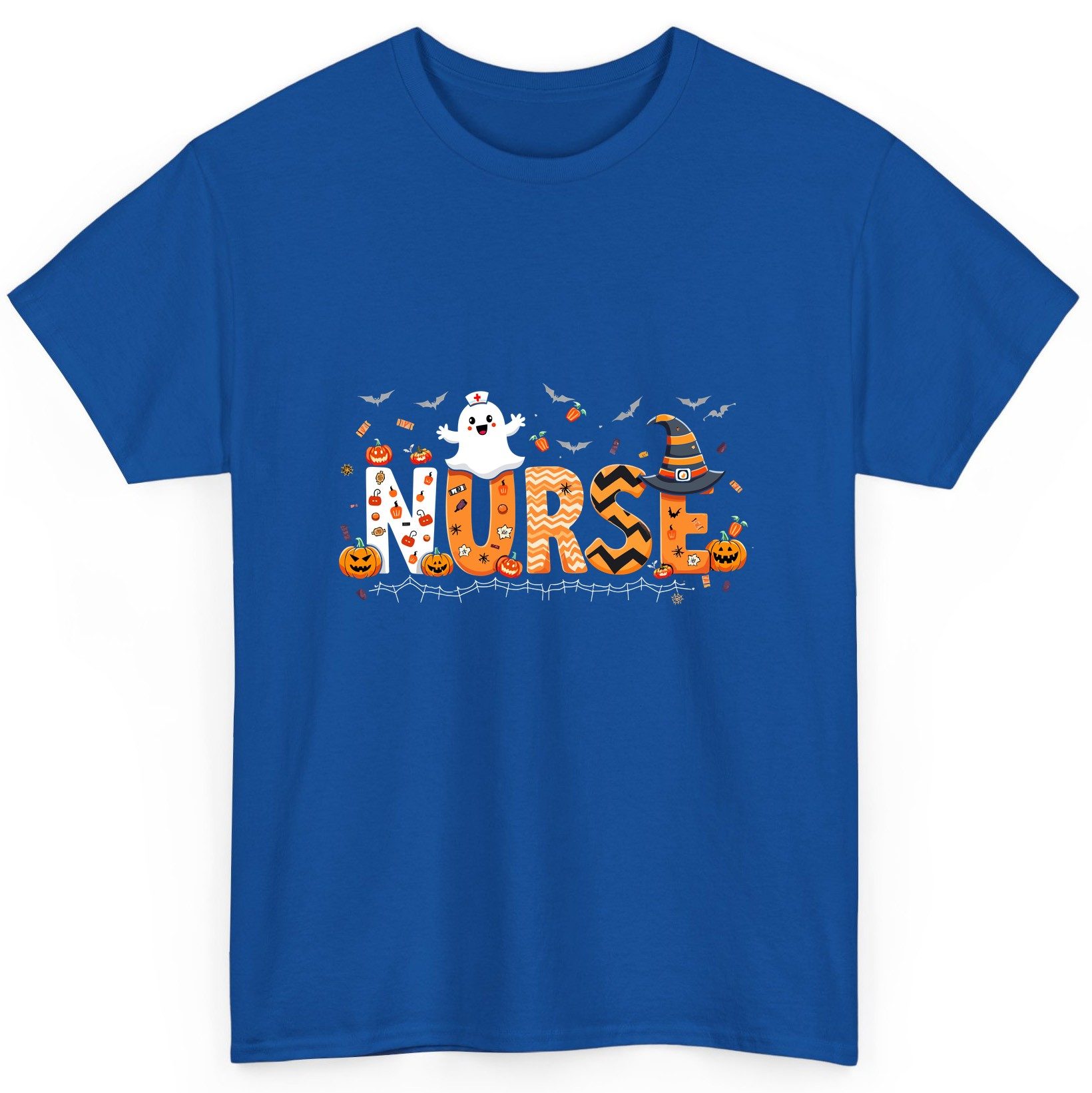 Nurse Halloween T-Shirt Royal product mockup