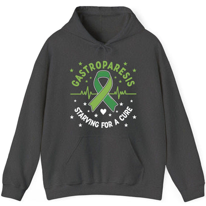 Gastroparesis Starving for a Cure gastroparesis awareness Hoodie Dark Heather product mockup