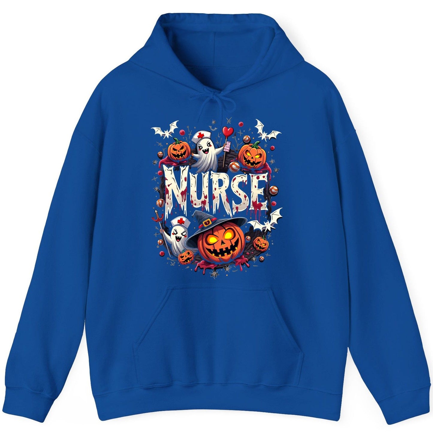 Nurse Halloween nurse Hoodie Royal product mockup