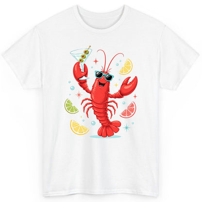 Cartoon Lobster Party lobster T-Shirt White product mockup