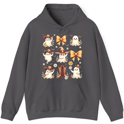 Boo Haw Cute Ghost cute ghost Hoodie Charcoal product mockup