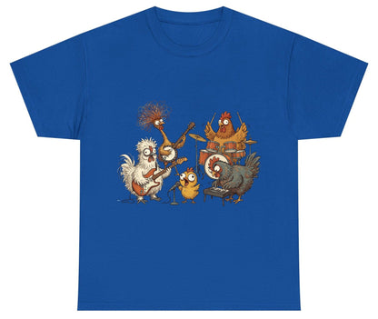 Chicken Rock Band chicken rock band Youth T-Shirt Royal product mockup