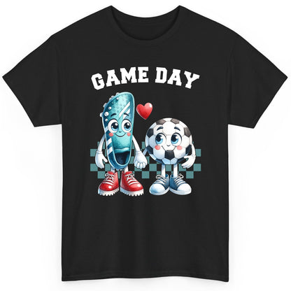 Game Day soccer T-Shirt Black product mockup