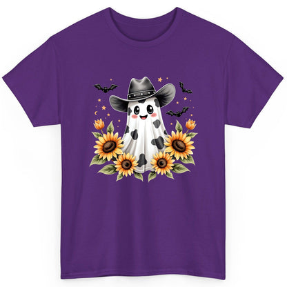 Cowboy Ghost Sunflowers cowboy ghost T-Shirt Purple product mockup