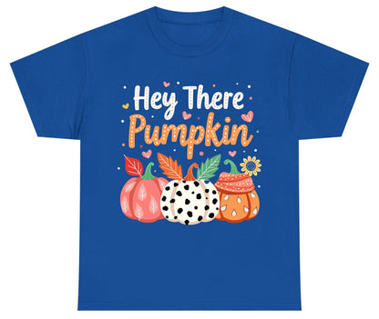 Hey There Pumpkin fall pumpkins Youth T-Shirt Royal product mockup