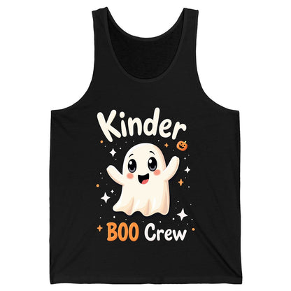 Kinder Boo Crew cute ghost Tank Top Black product mockup