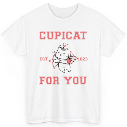 Cupicat Est 1823 for You cupid cat T-Shirt White product mockup
