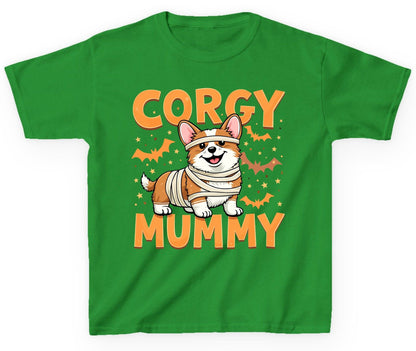 Corgy Mummy corgi Youth T-Shirt Irish Green product mockup
