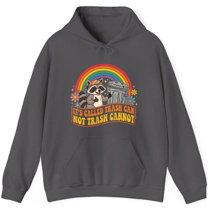 It's Called Trash Can Not Trash Cannot raccoon Hoodie Charcoal product mockup