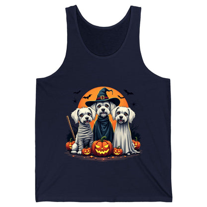 Halloween Dogs Costumes Halloween dogs Tank Top Navy product mockup