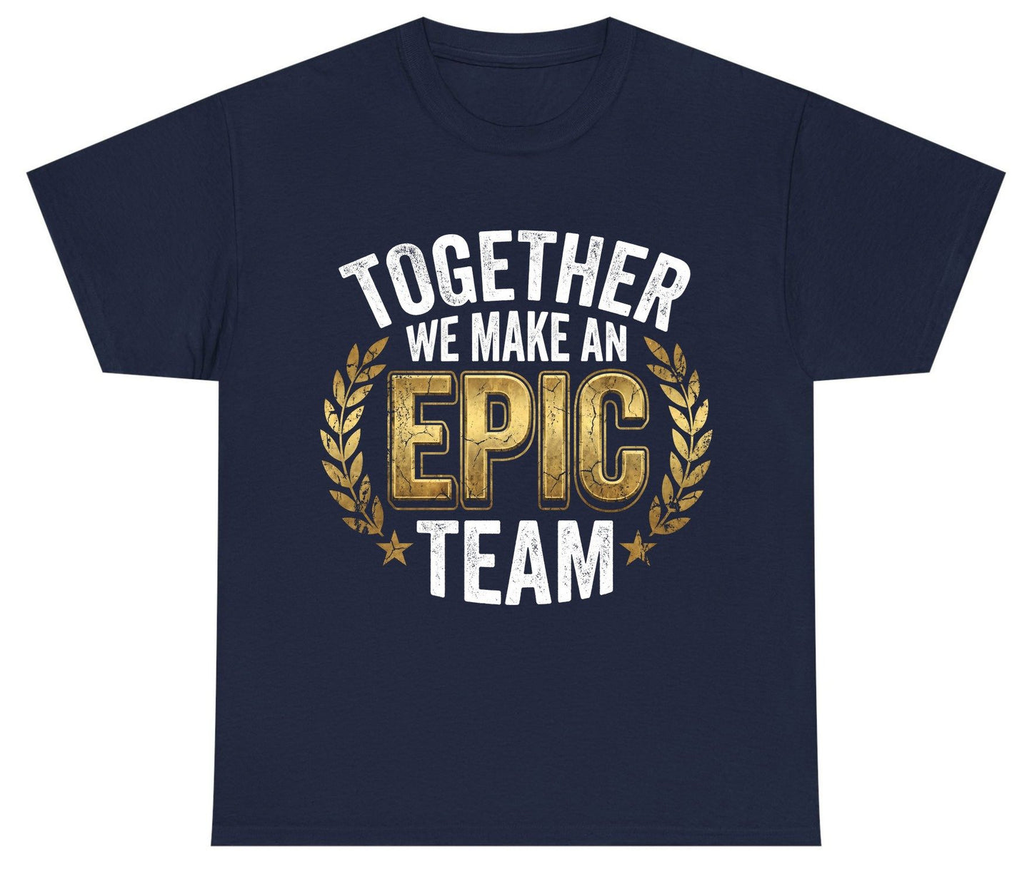 Together We Make an Epic Team teamwork Youth T-Shirt Navy product mockup