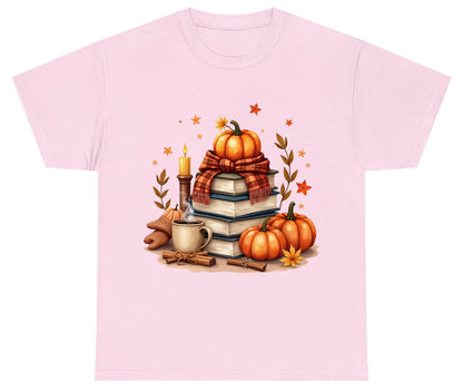 Cozy Autumn Reading Nook cozy autumn reading Youth T-Shirt Light Pink product mockup