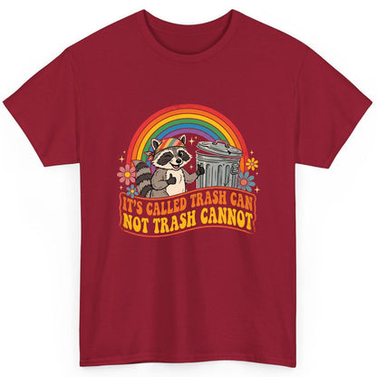 It's Called Trash Can Not Trash Cannot raccoon T-Shirt Cardinal Red product mockup